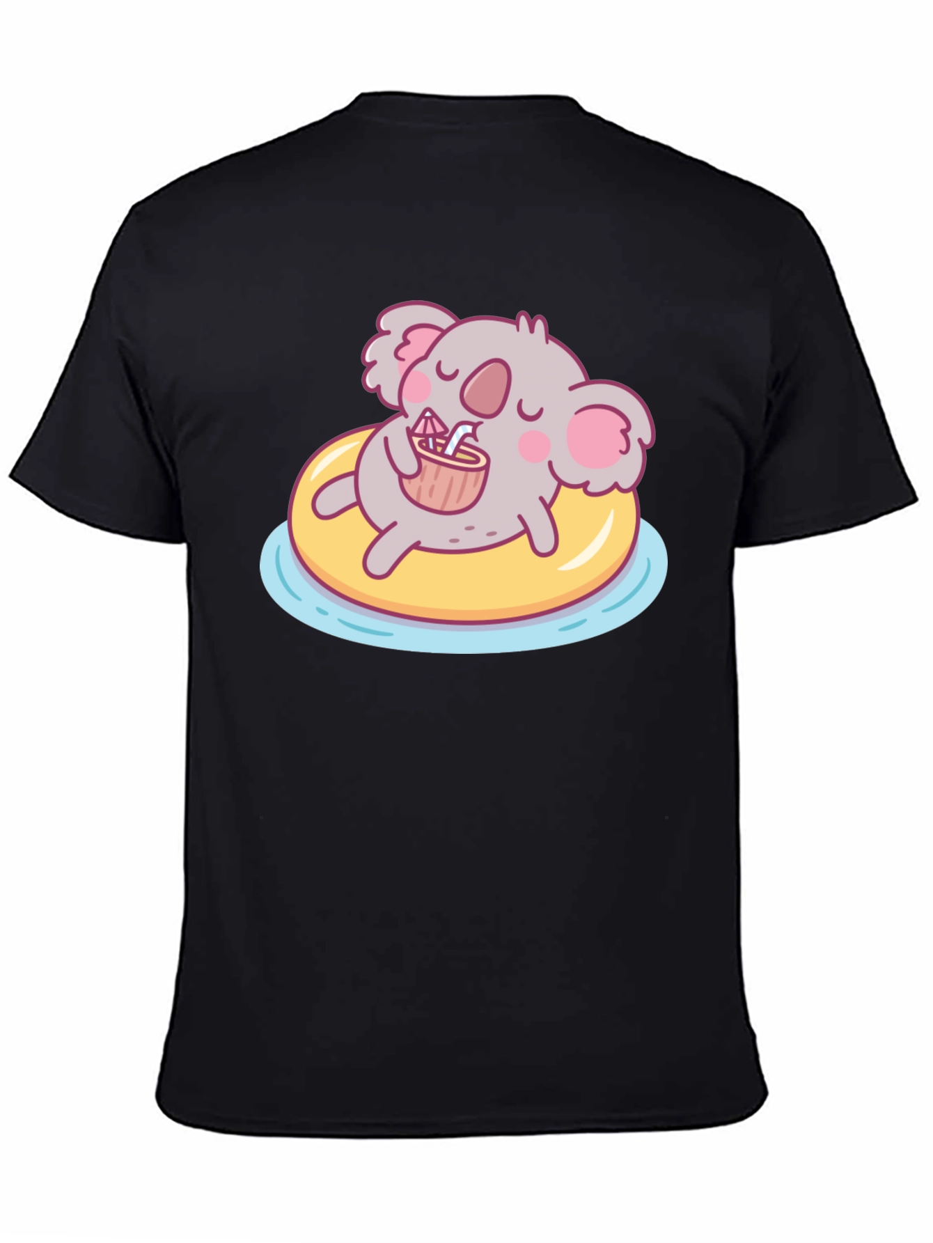 Koala Pool Party Graphic Tee - Black