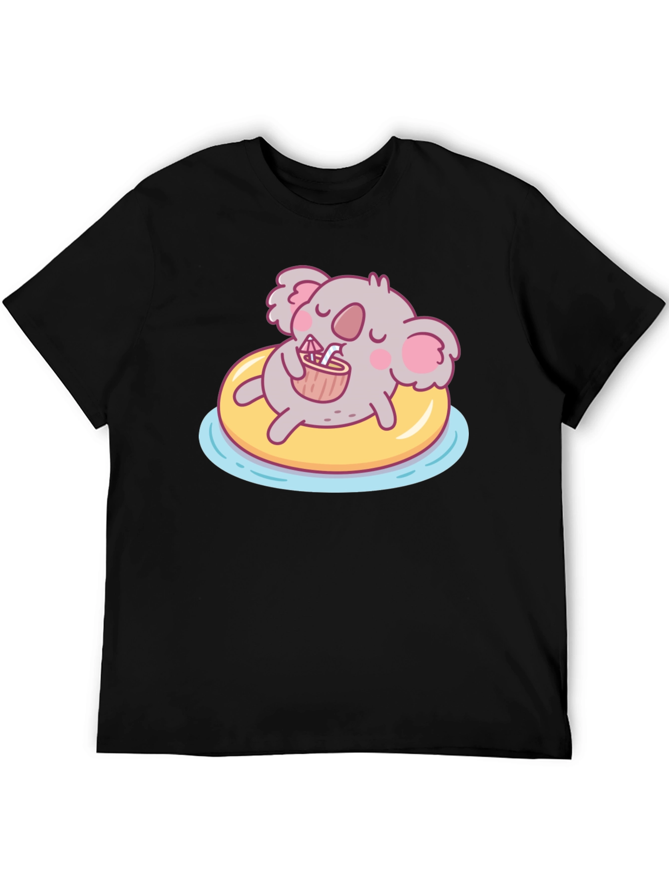 Koala Pool Party Graphic Tee - Black