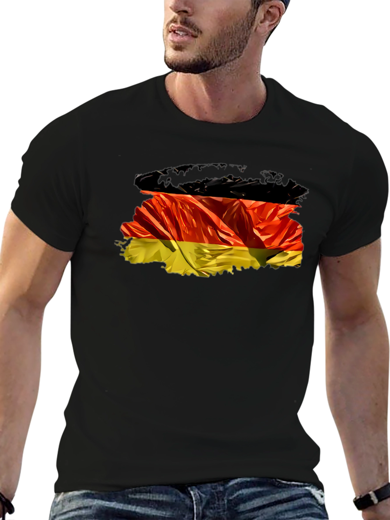 Germany Flag Graphic Print T-Shirt