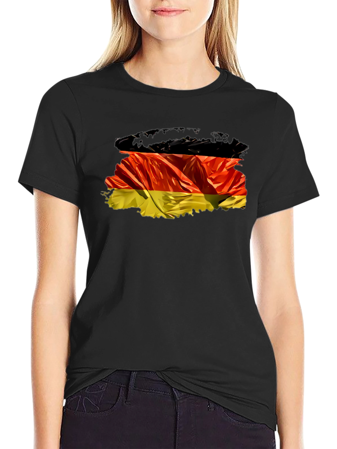 Germany Flag Graphic Print T-Shirt