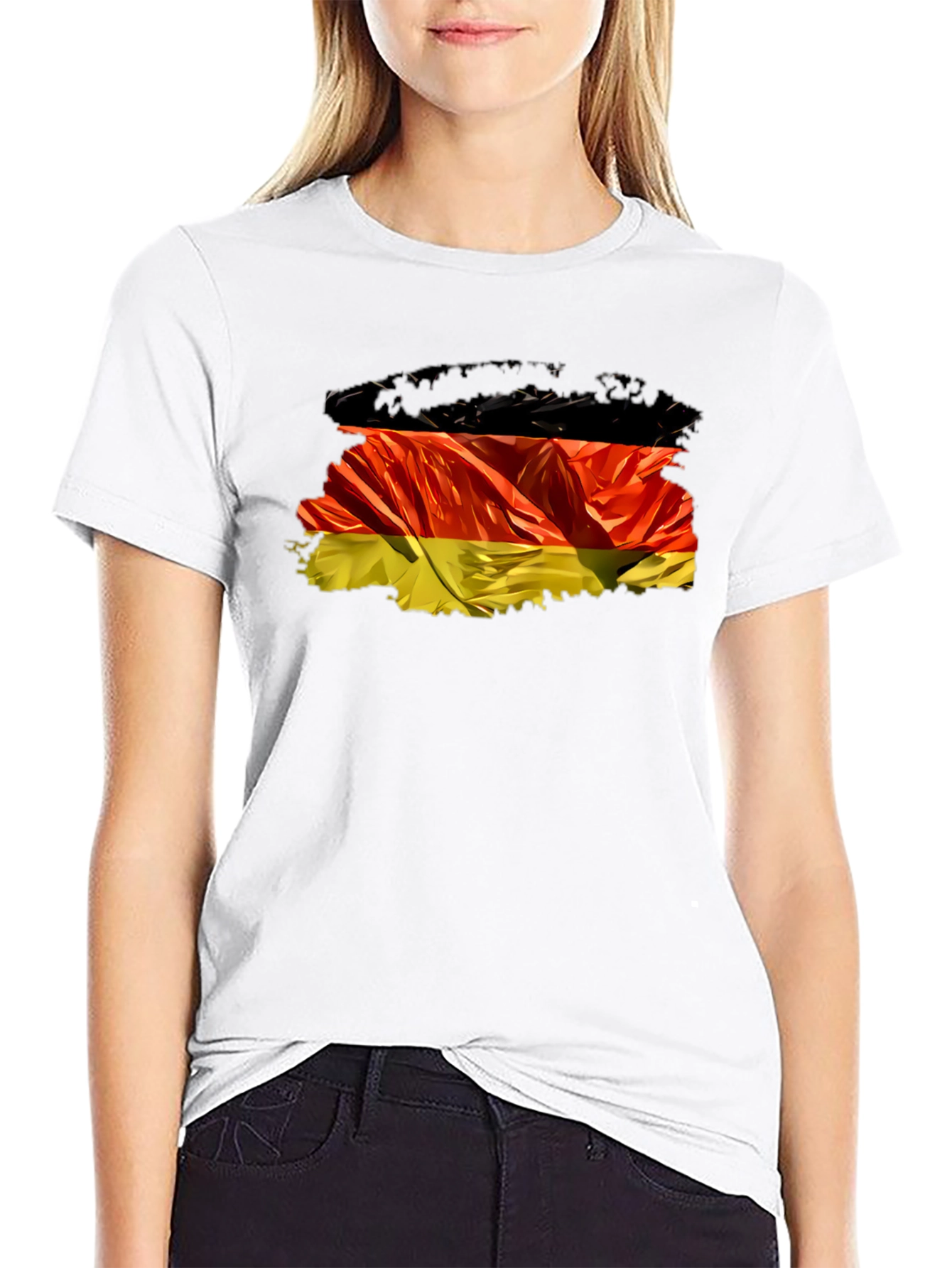 Germany Flag Graphic Print T-Shirt