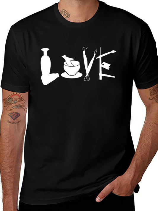 Love Medical T-Shirt - Black Graphic Tee