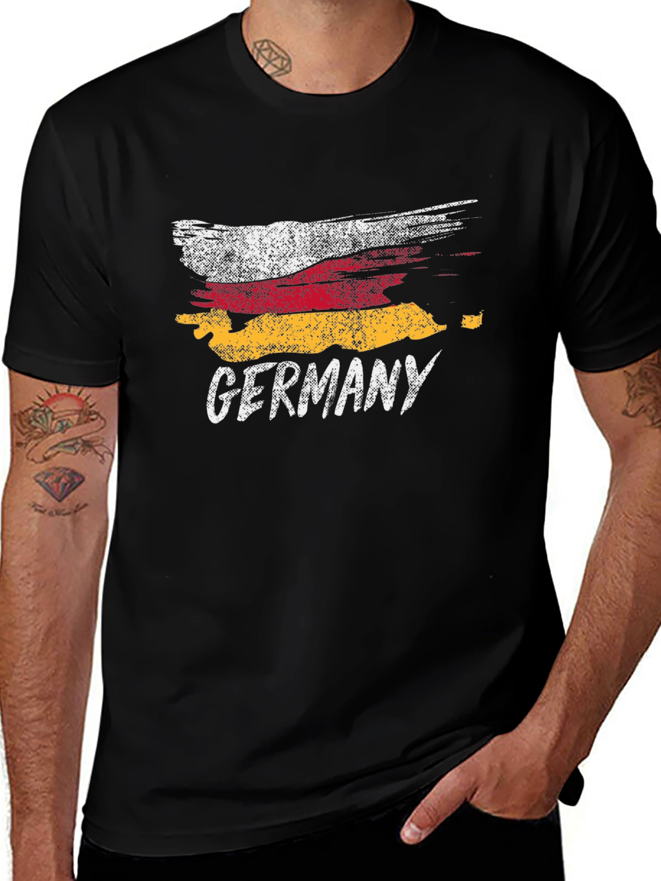 Germany Flag Brushstroke T-Shirt