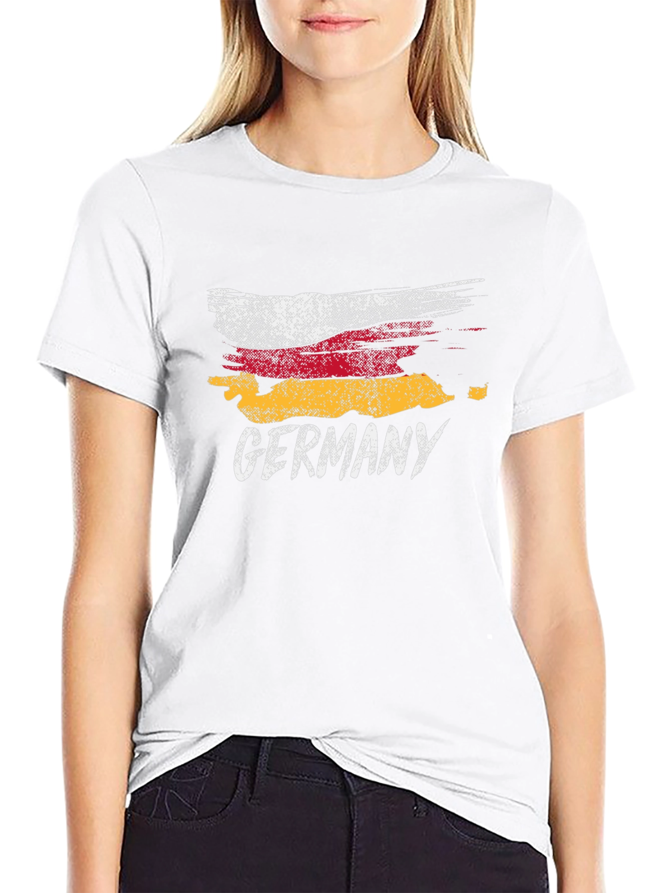 Germany Flag Brushstroke T-Shirt