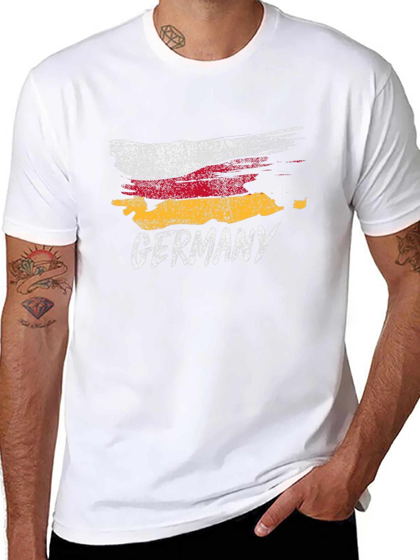 Germany Flag Brushstroke T-Shirt