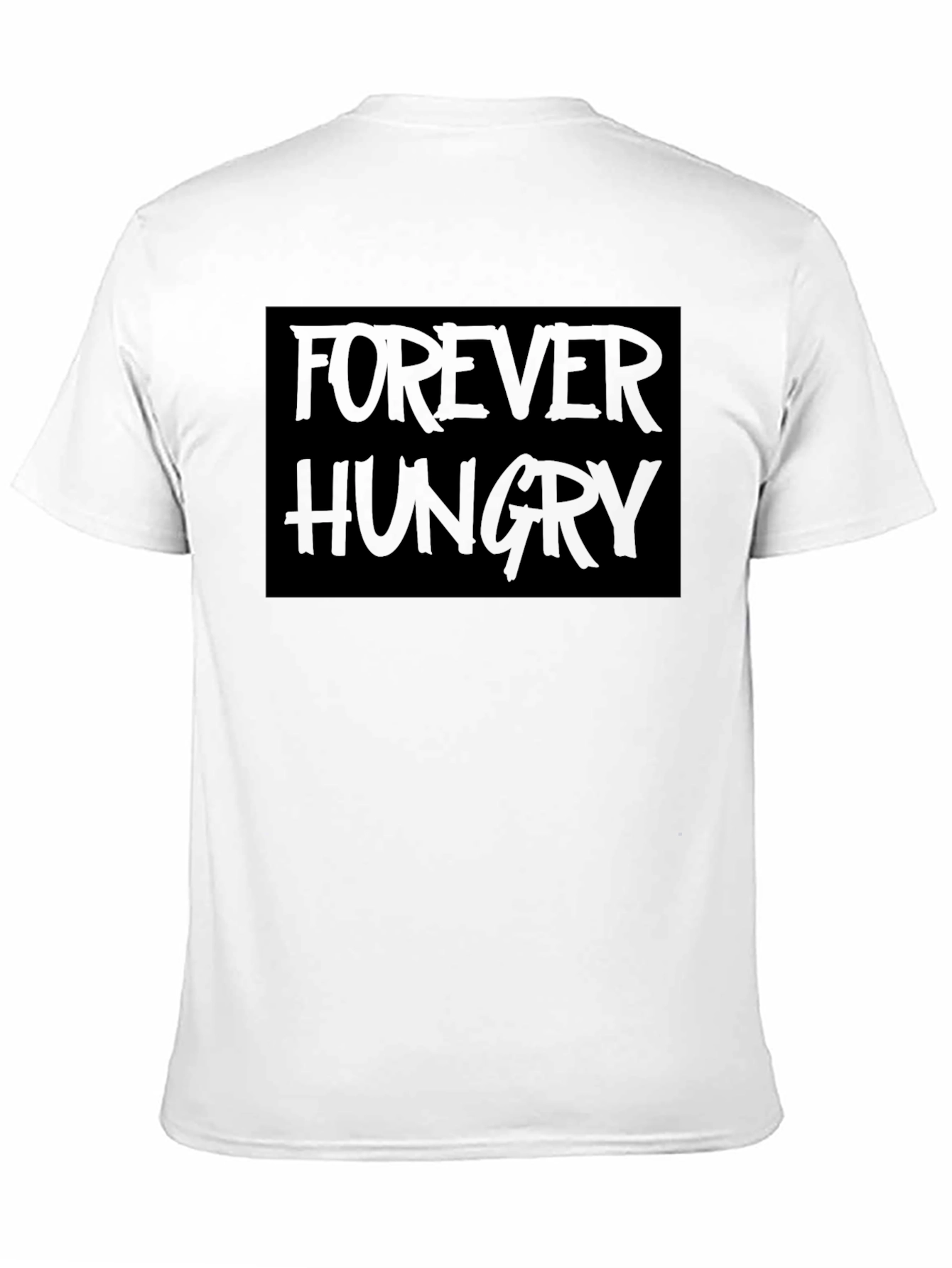 Forever Hungry Black Graphic T-Shirt