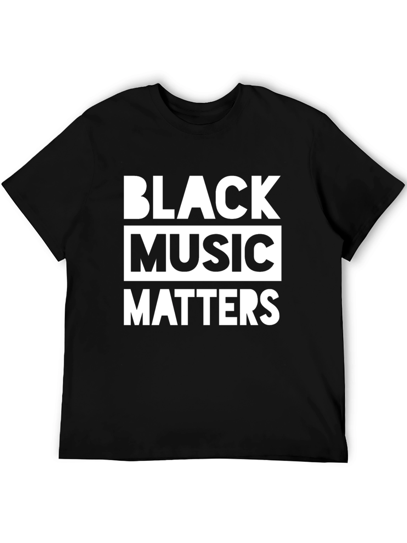 Black Music Matters Graphic Tee - Stylish Statement Shirt