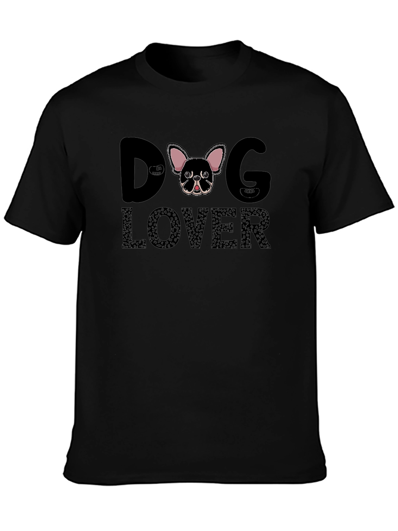 Dog Lover Graphic Tee - Black Unisex T-Shirt