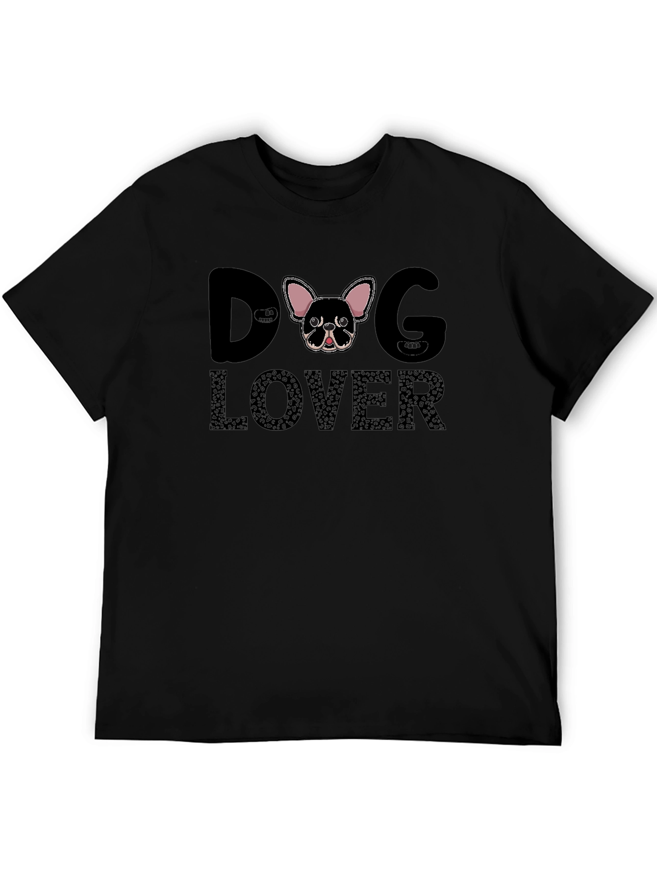 Dog Lover Graphic Tee - Black Unisex T-Shirt