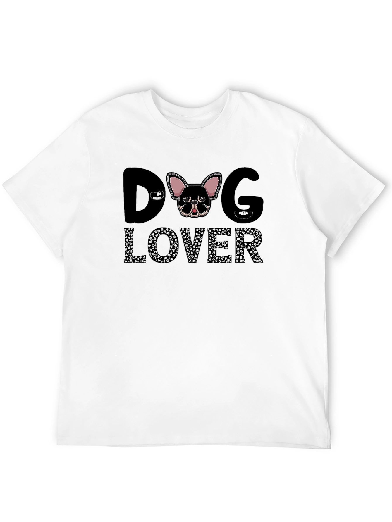 Dog Lover Graphic Tee - Black Unisex T-Shirt