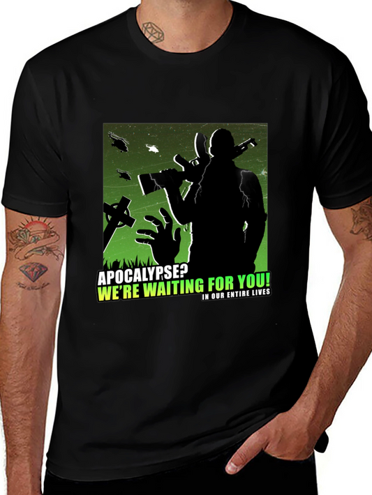 Apocalypse Ready Tee:  Zombie Hunter Graphic T-Shirt