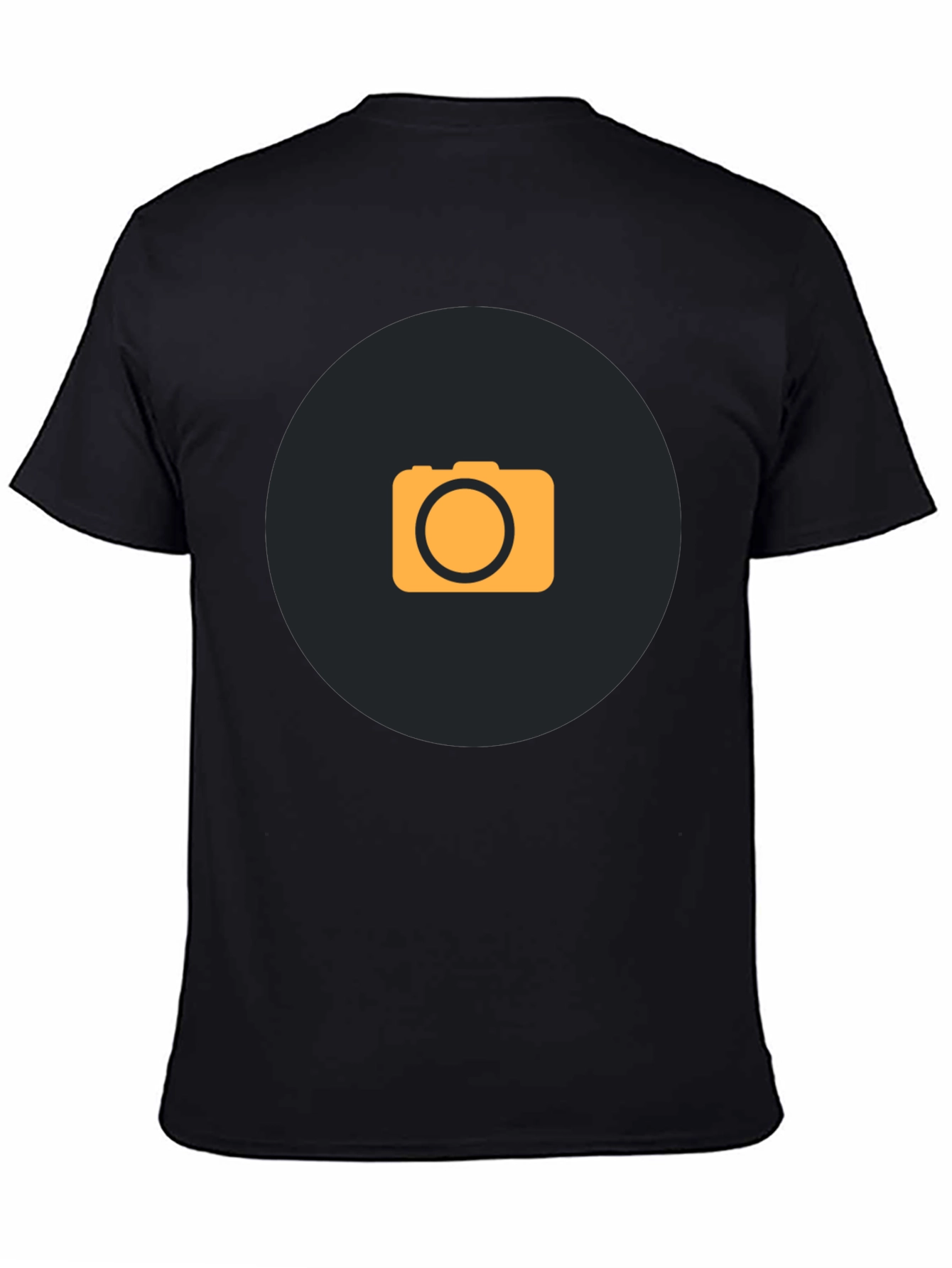 Camera Graphic T-Shirt - Stylish Black Tee