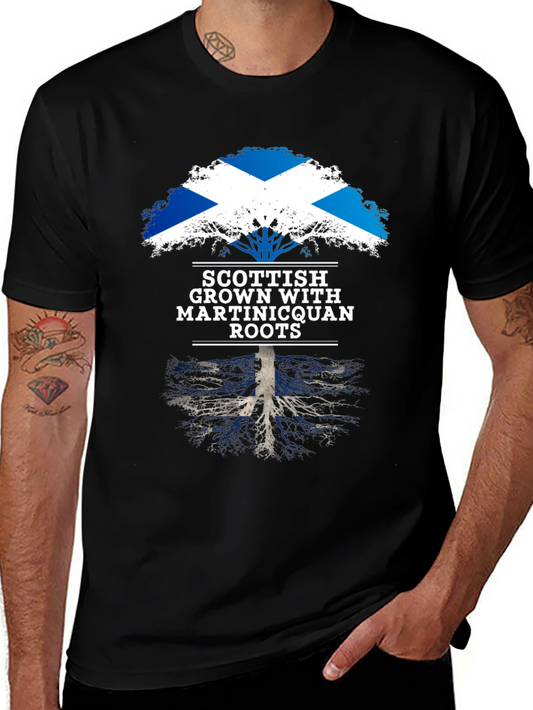 Scottish Grown with Martiniquan Roots T-Shirt