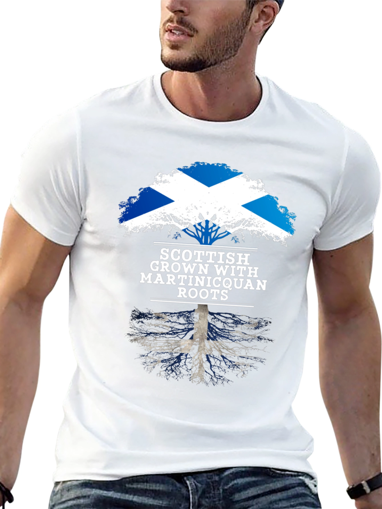 Scottish Grown with Martiniquan Roots T-Shirt