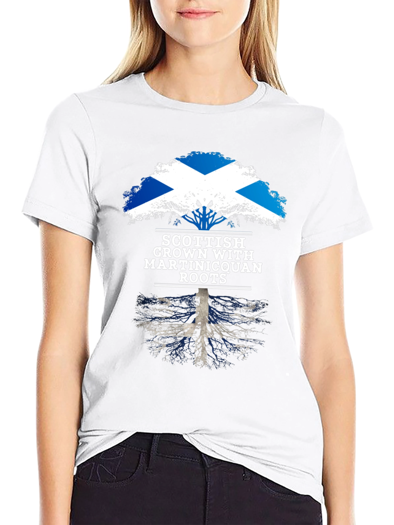 Scottish Grown with Martiniquan Roots T-Shirt