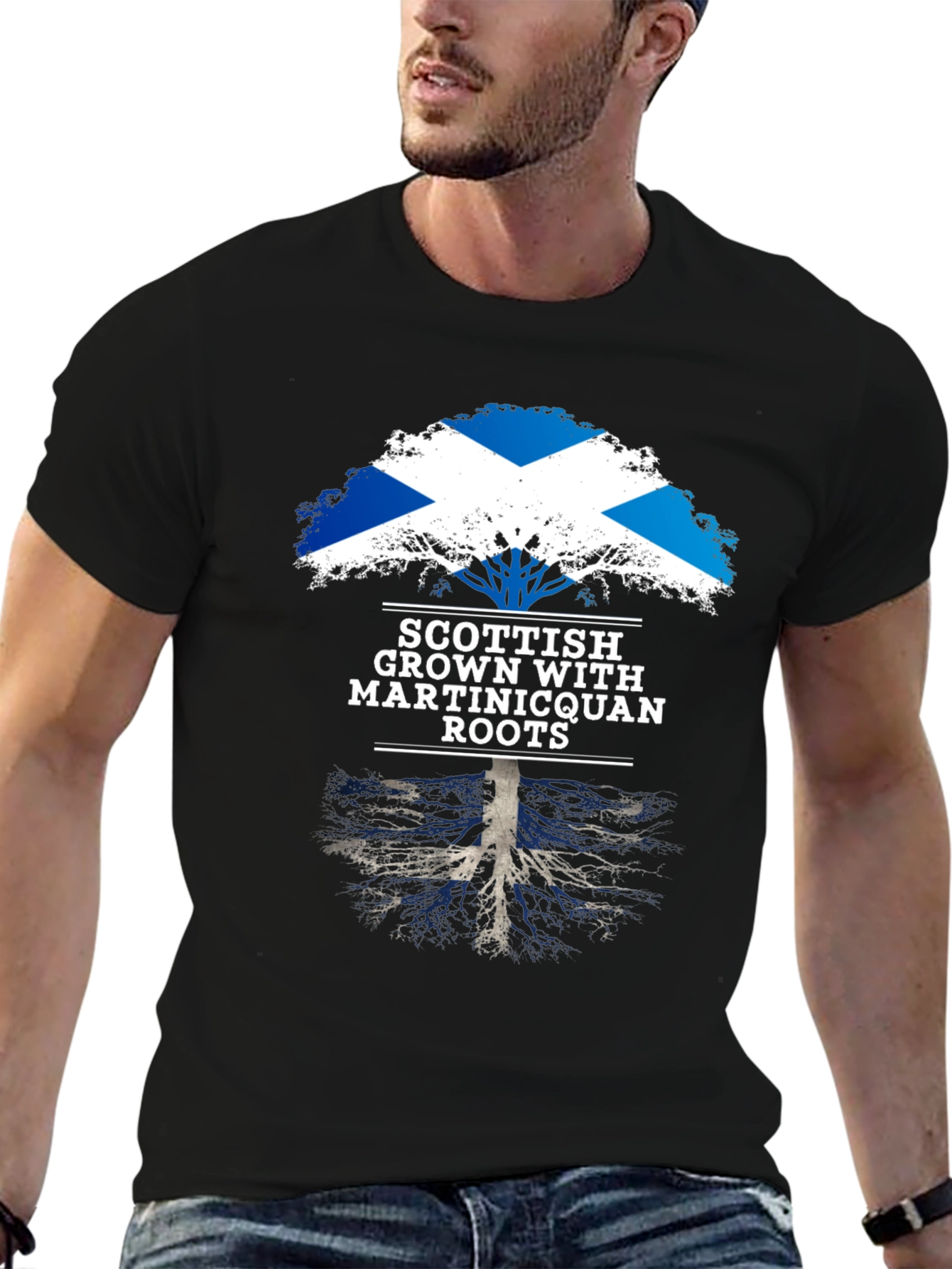 Scottish Grown with Martiniquan Roots T-Shirt