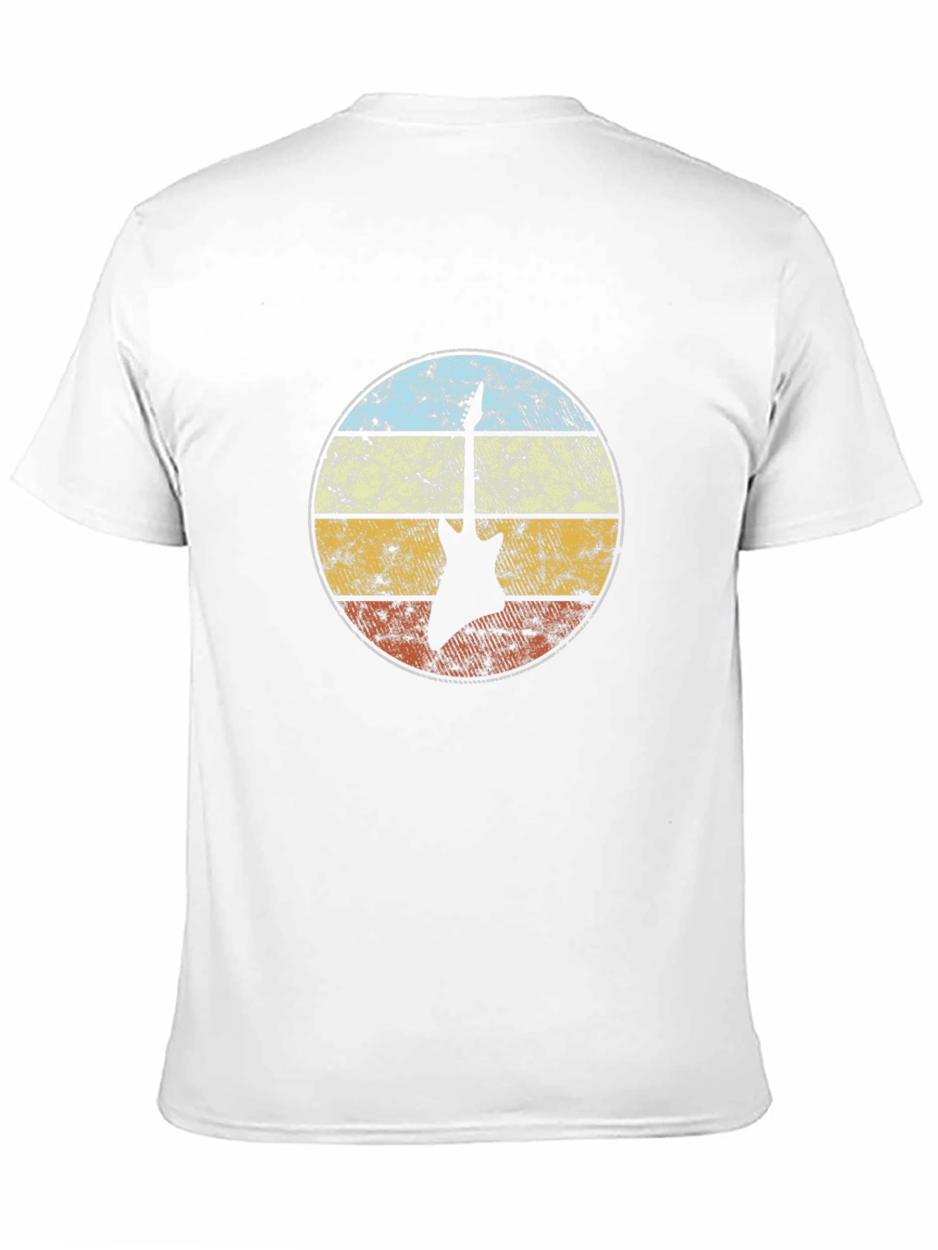 Retro Guitar Sunset T-Shirt
