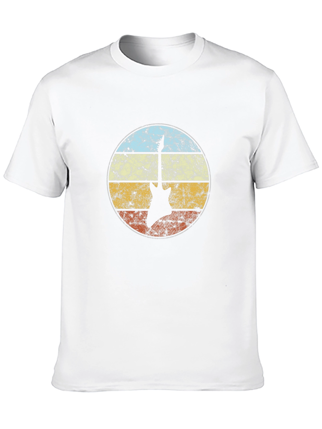 Retro Guitar Sunset T-Shirt
