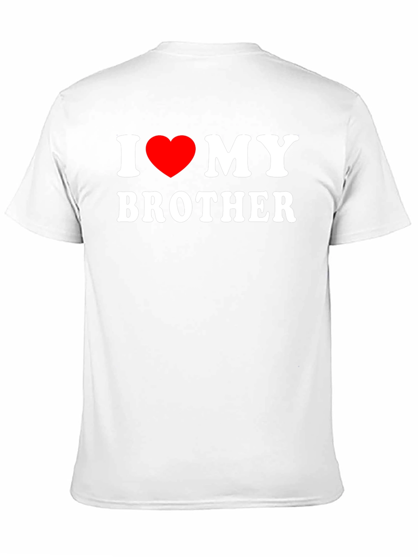 I Love My Brother Graphic Tee - Black