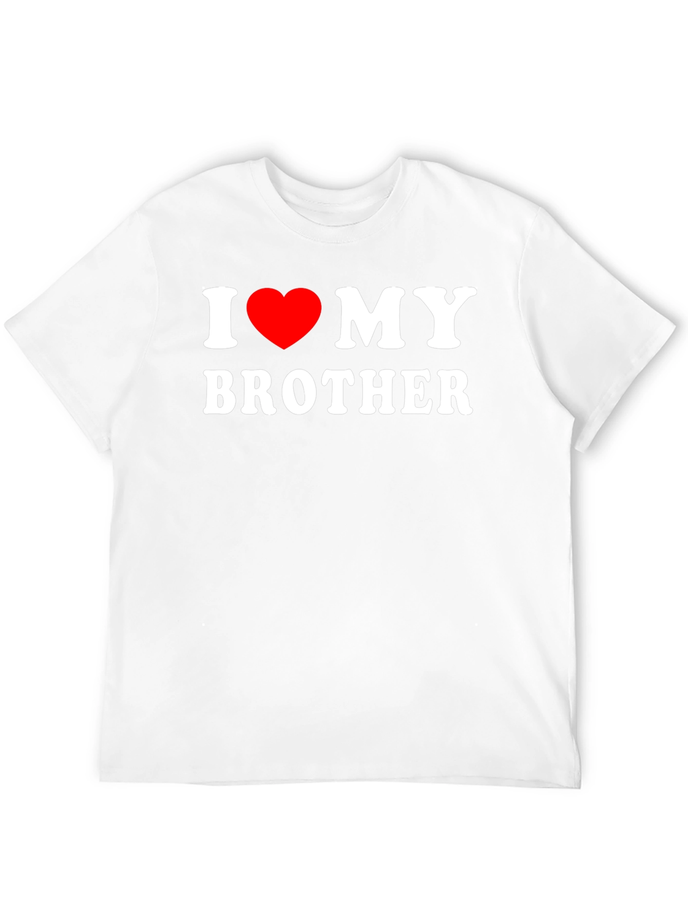 I Love My Brother Graphic Tee - Black