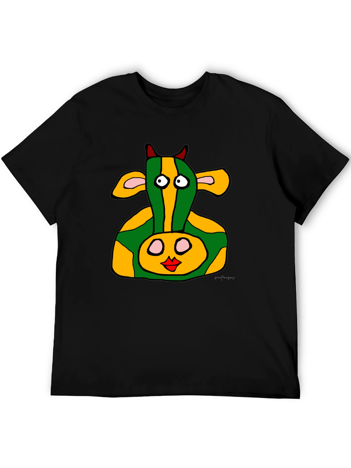 Funky Cow Graphic Tee - Unique Design