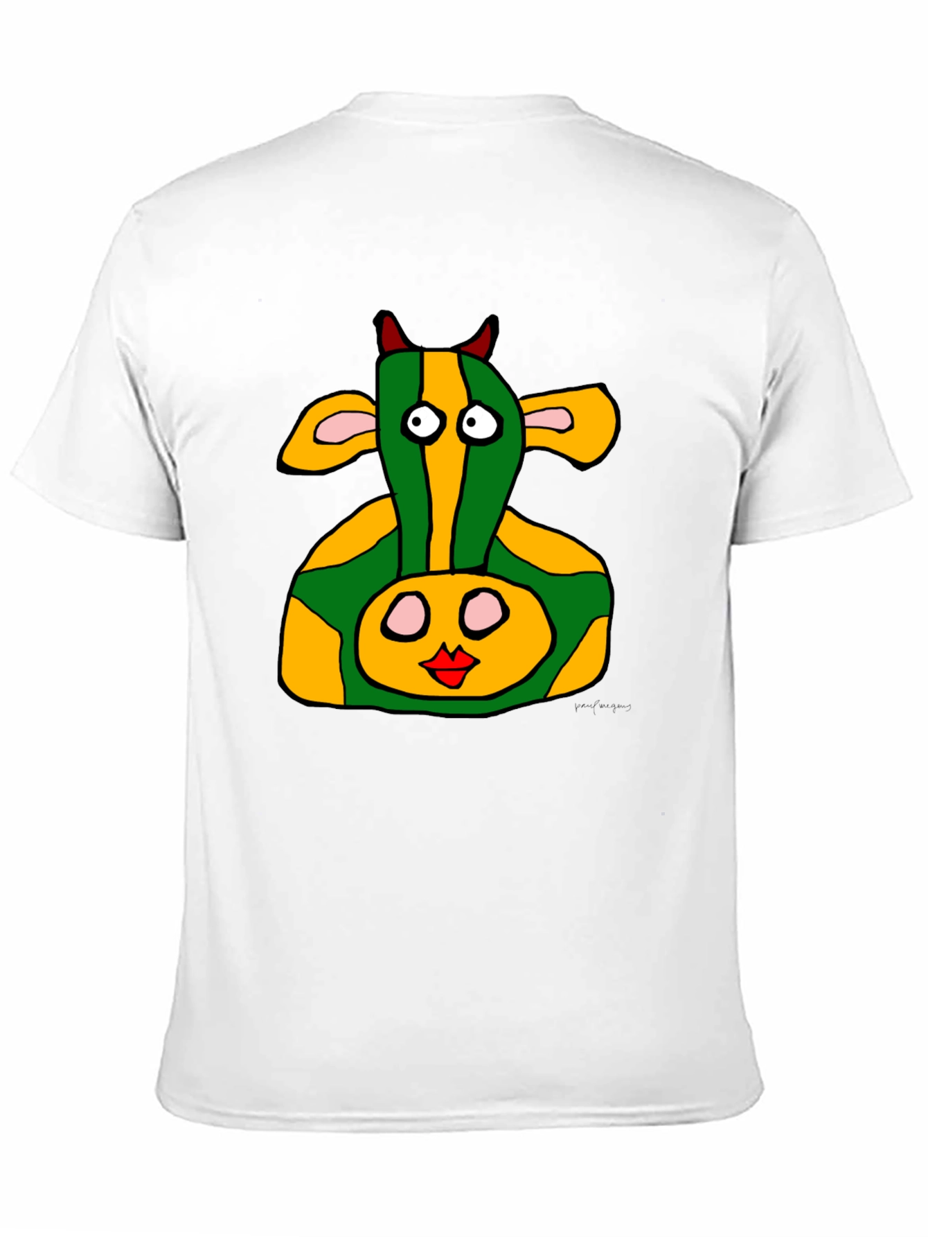 Funky Cow Graphic Tee - Unique Design