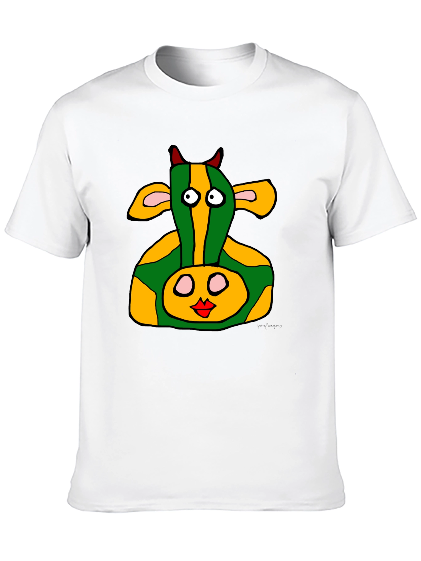 Funky Cow Graphic Tee - Unique Design