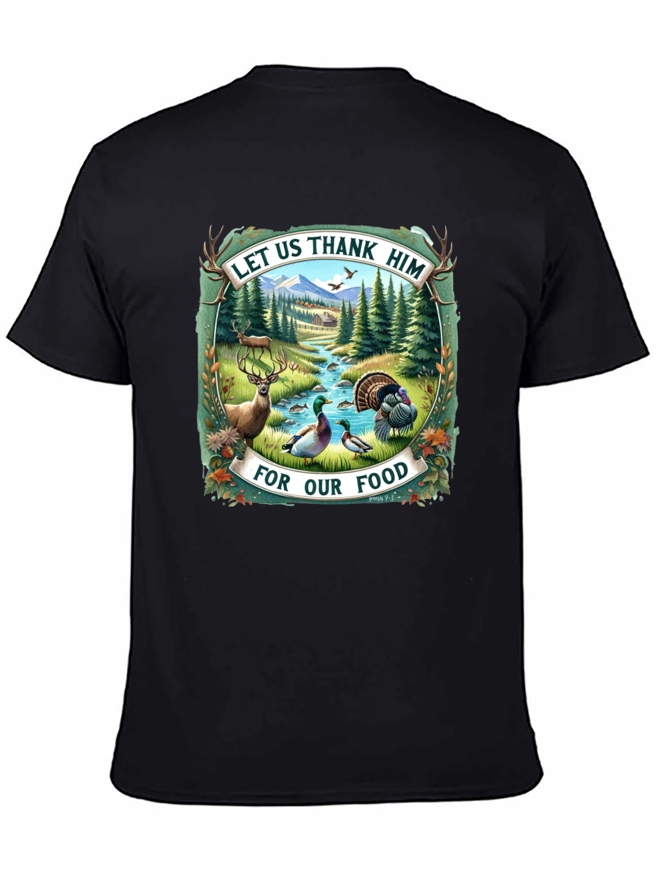 Let Us Thank Him Graphic Tee