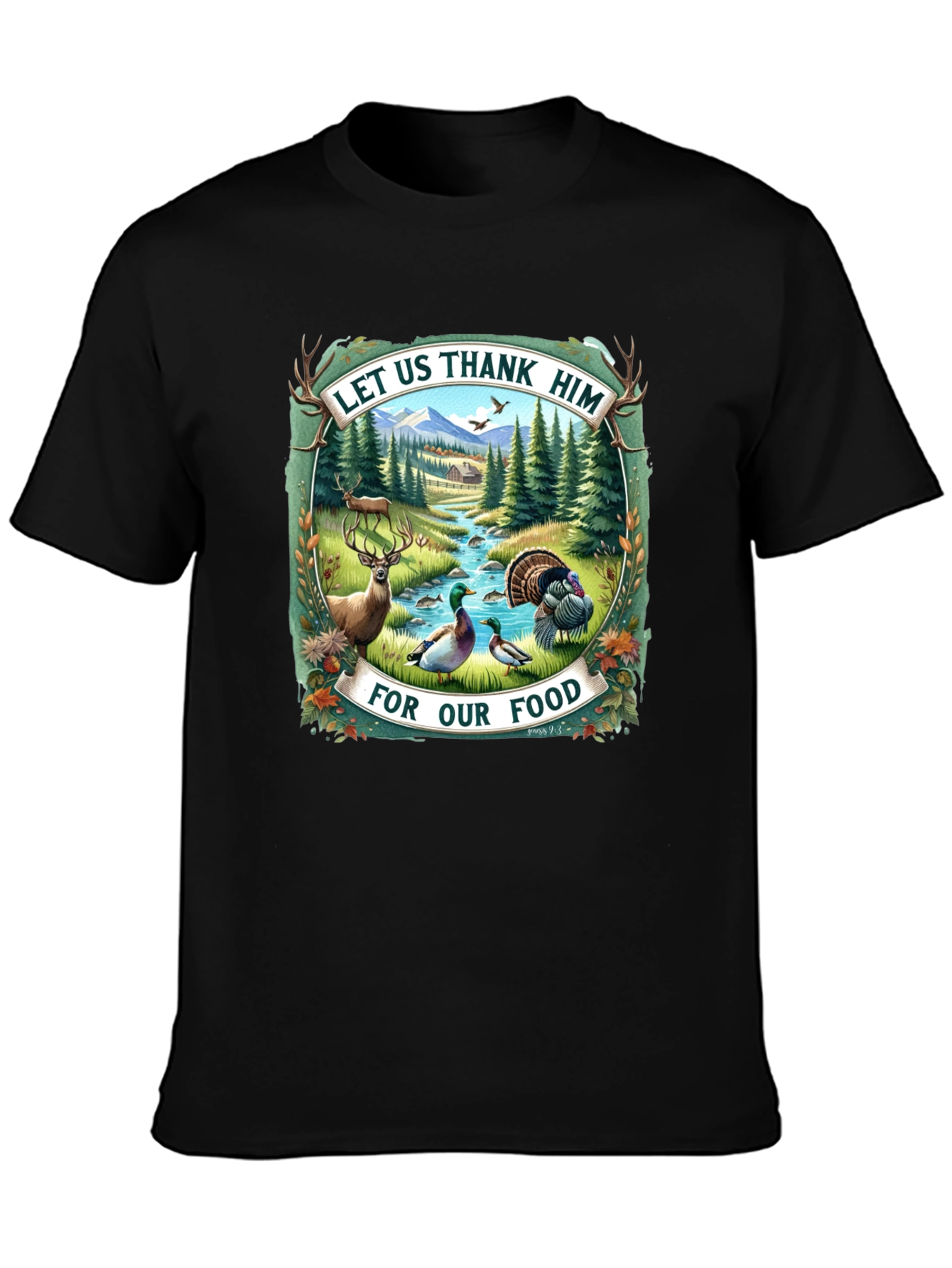 Let Us Thank Him Graphic Tee