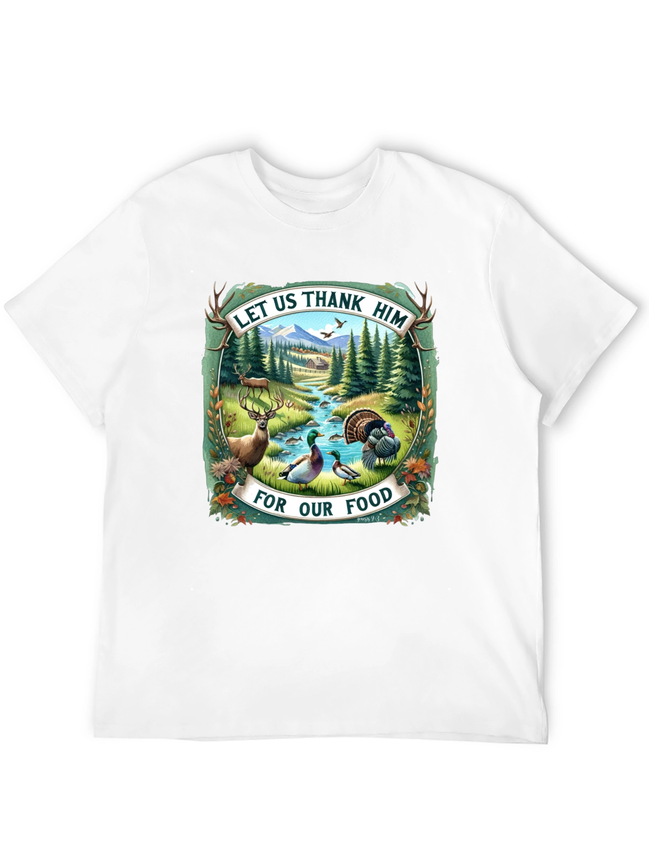 Let Us Thank Him Graphic Tee