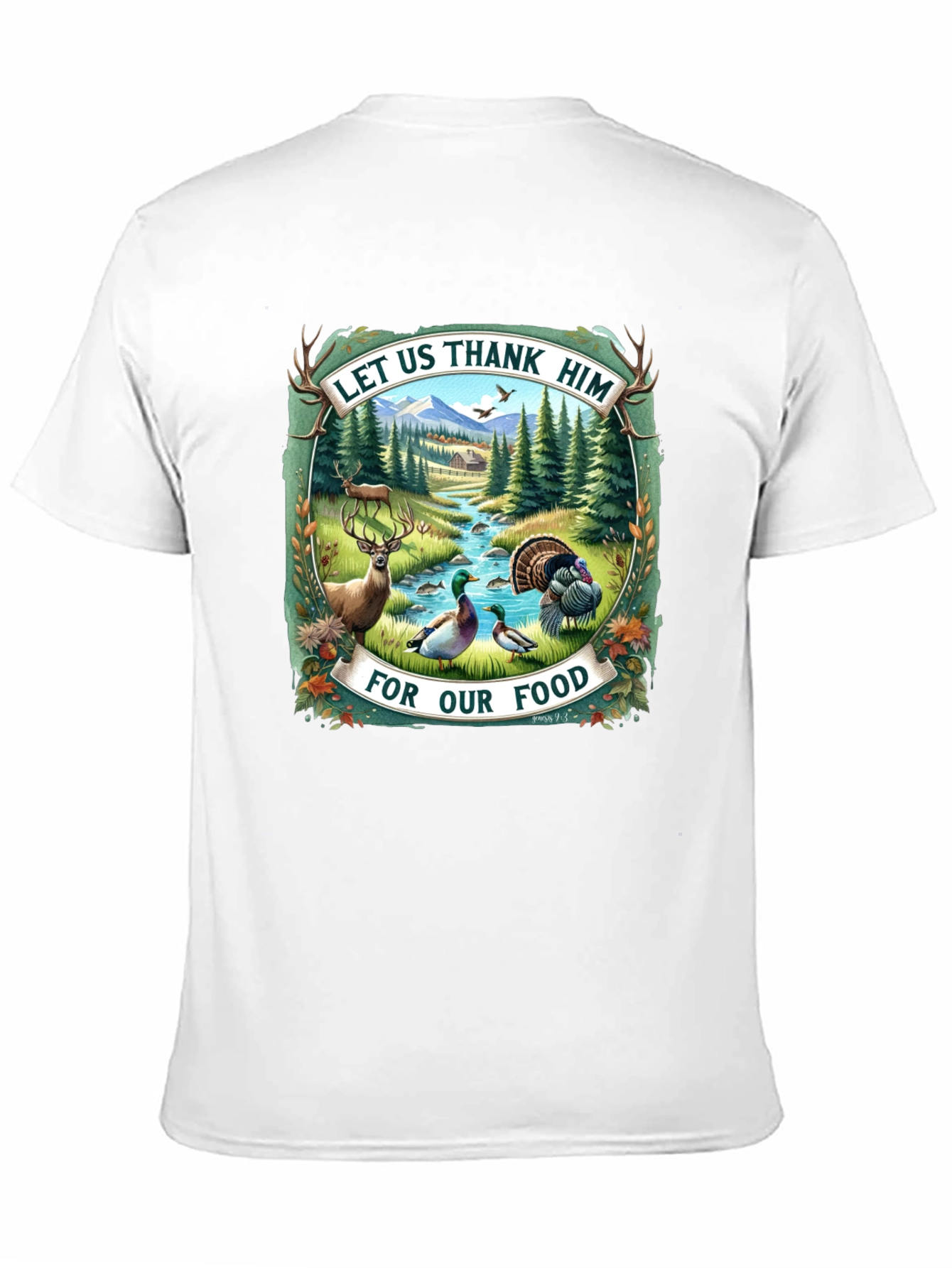Let Us Thank Him Graphic Tee