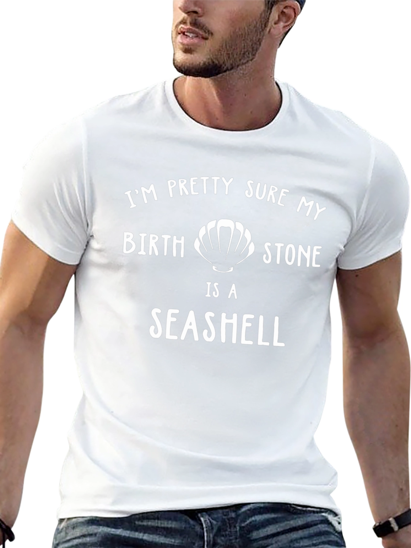 Seashell Birthstone Graphic T-Shirt