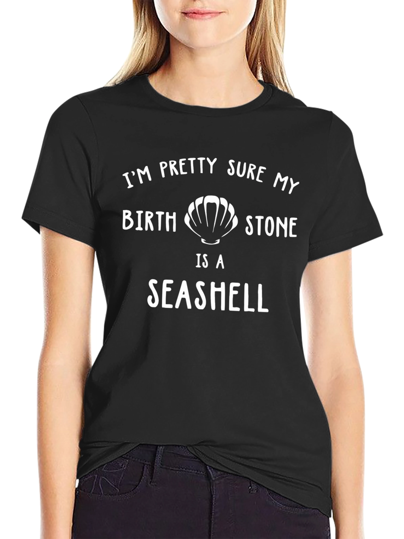 Seashell Birthstone Graphic T-Shirt