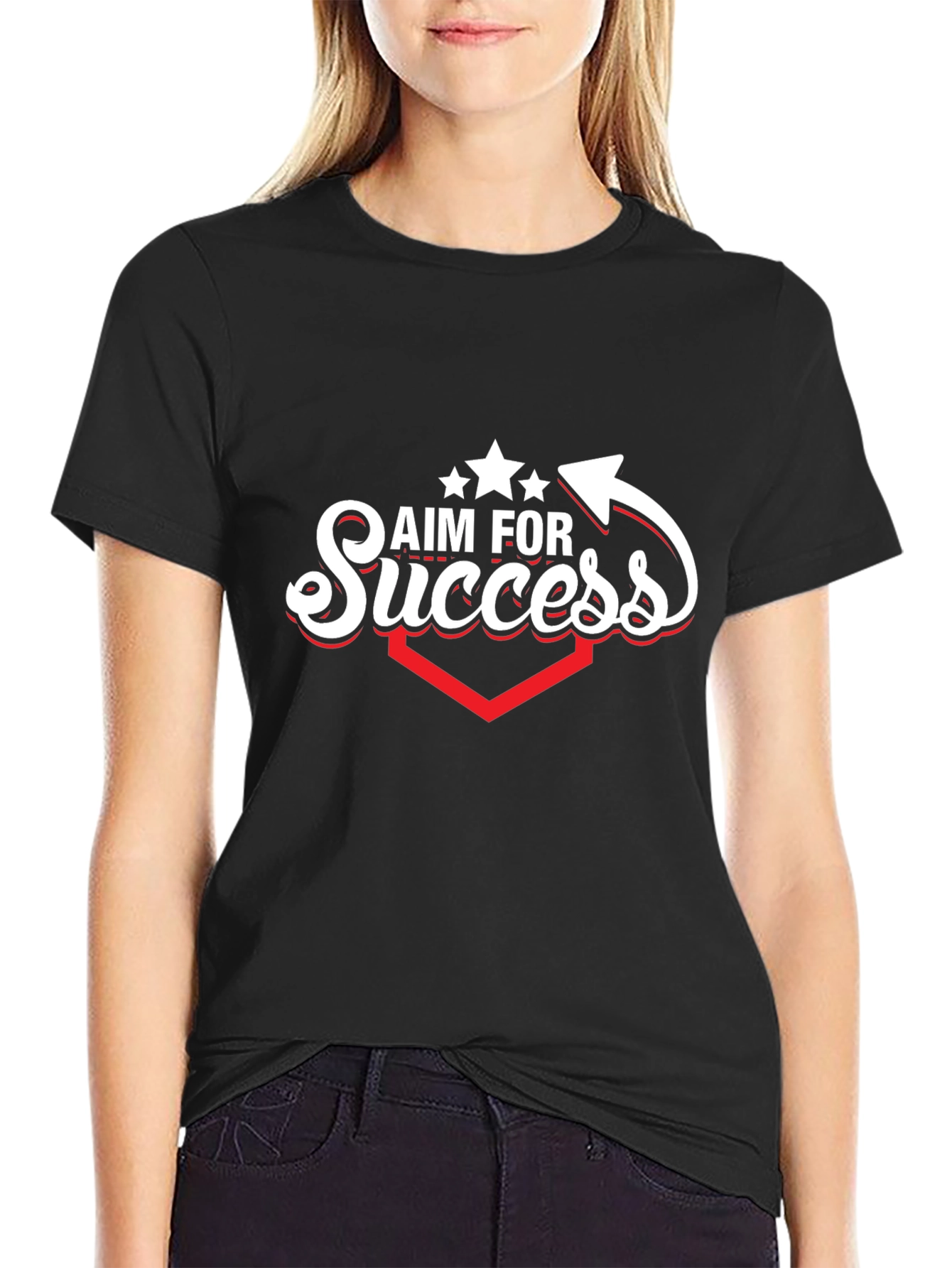 Aim for Success T-Shirt - Motivational Design