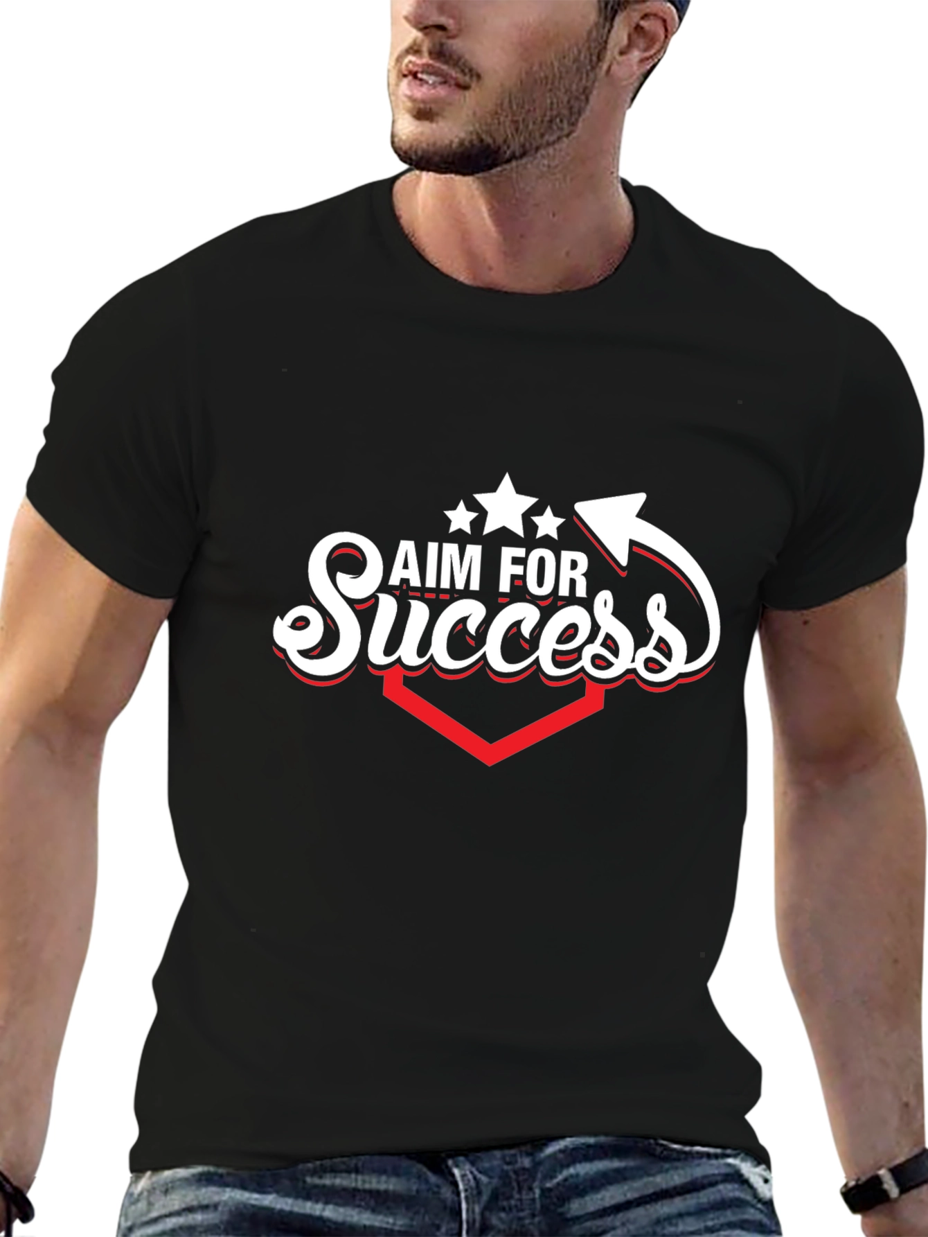 Aim for Success T-Shirt - Motivational Design