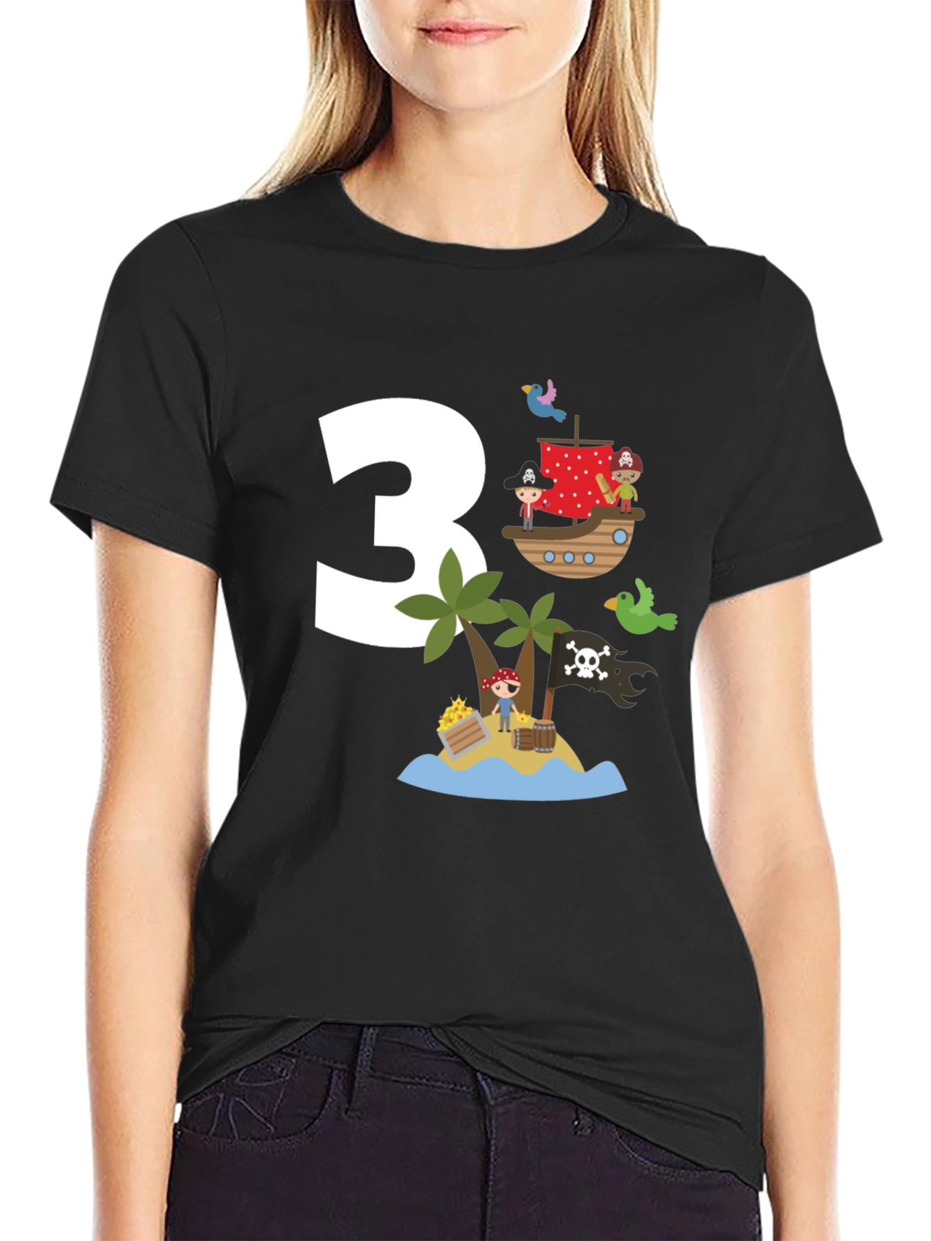 Pirate Birthday T-Shirt - 3 Design