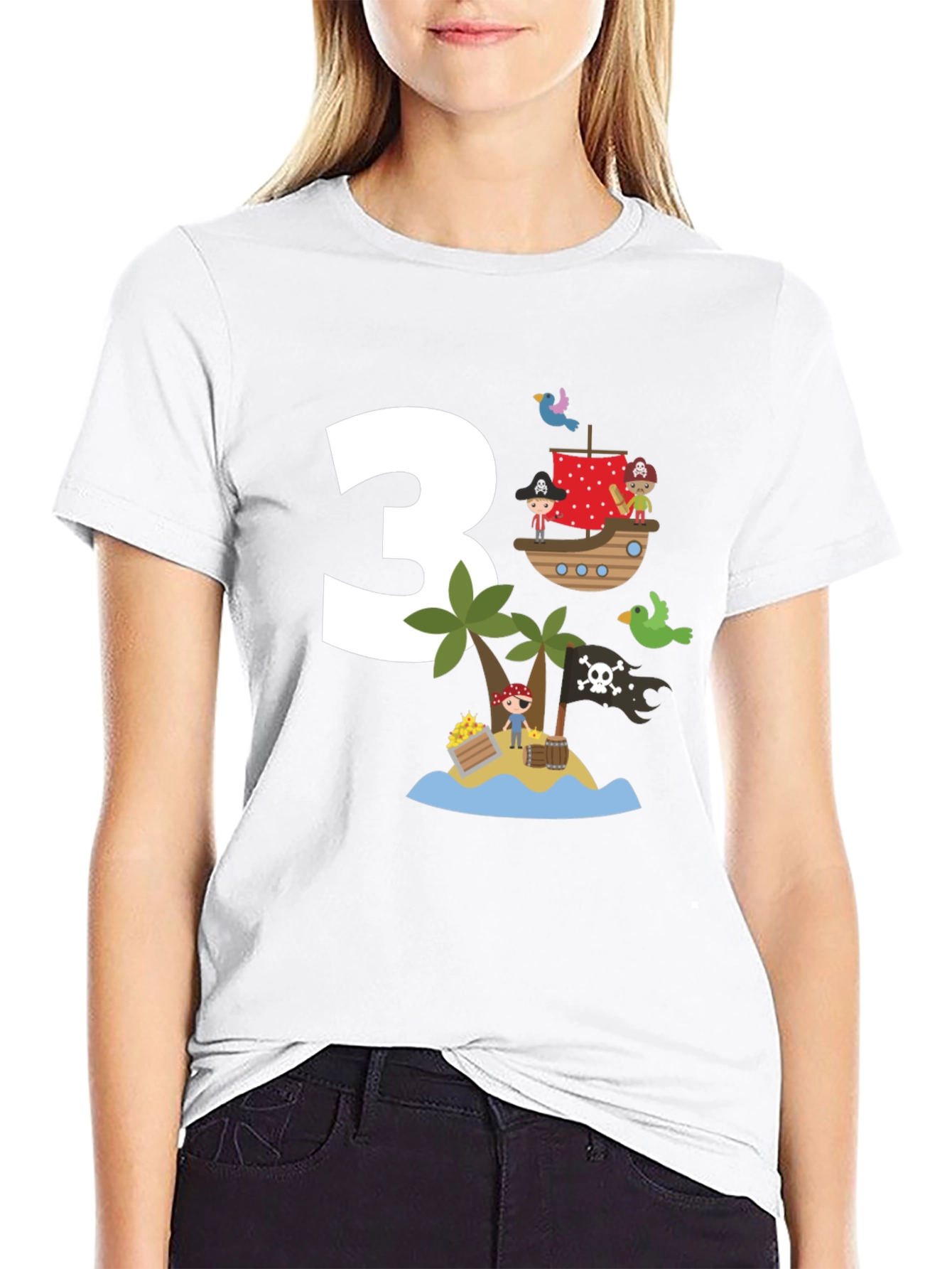 Pirate Birthday T-Shirt - 3 Design