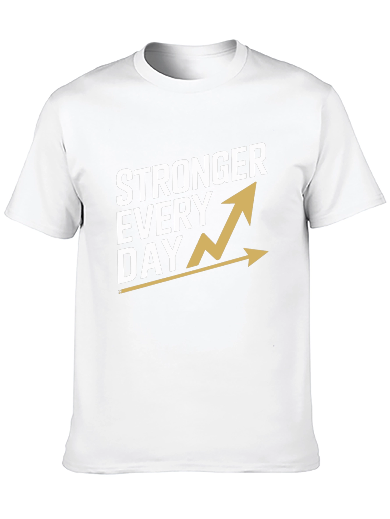 Stronger Every Day Graphic Tee - Black