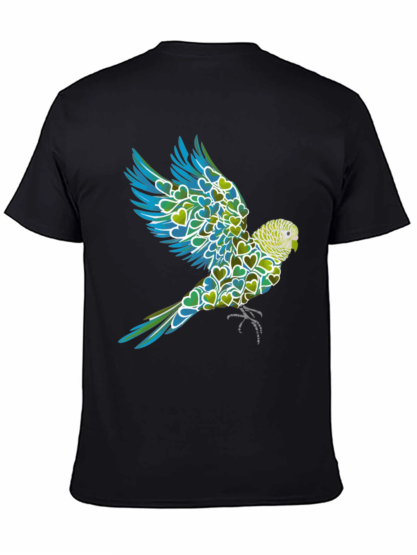 Parrot Heart T-Shirt - Mens Graphic Tee