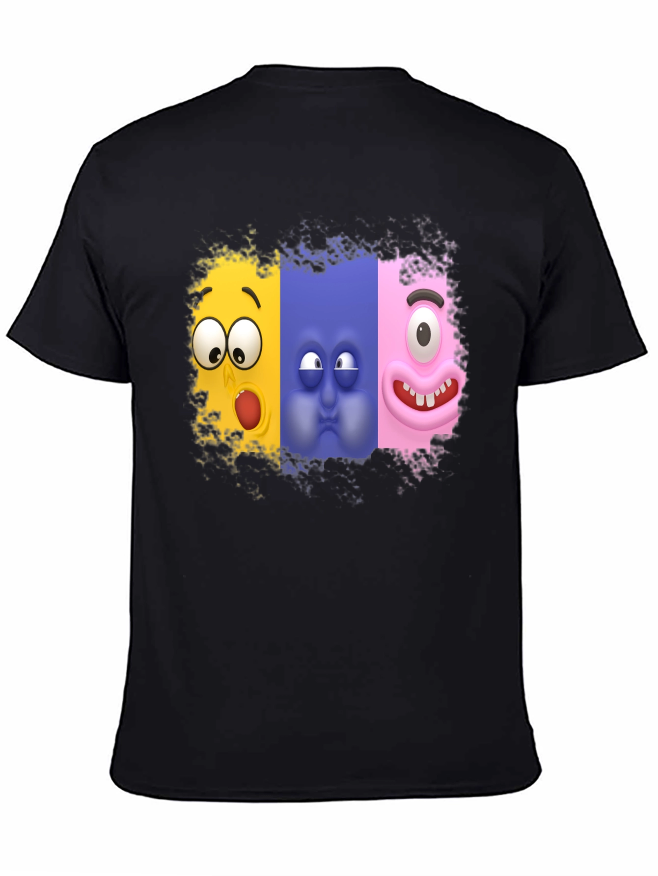 Funny Faces Graphic T-Shirt - Soft Cotton Blend