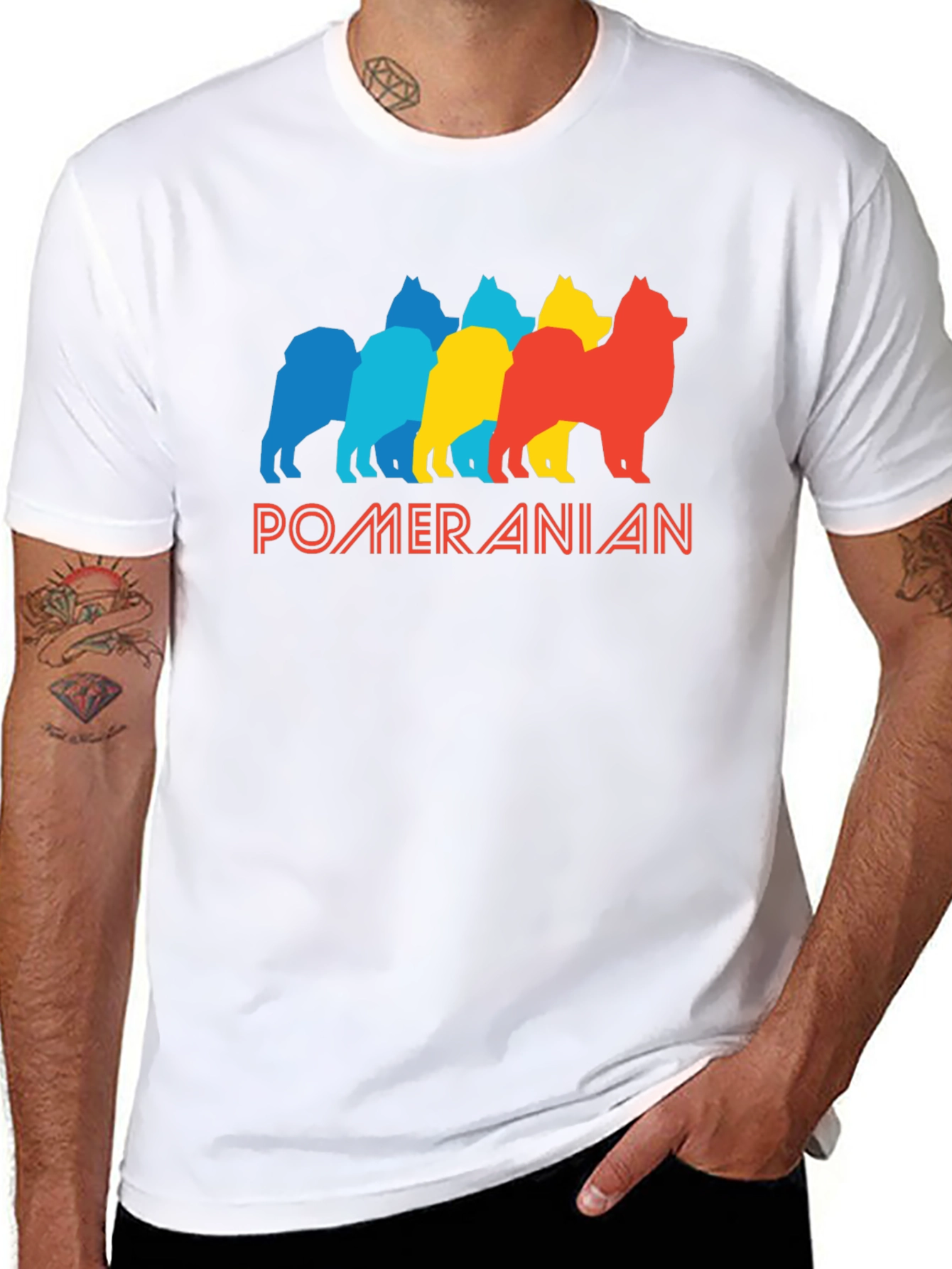 Pomeranian Dog Breed Graphic Tee