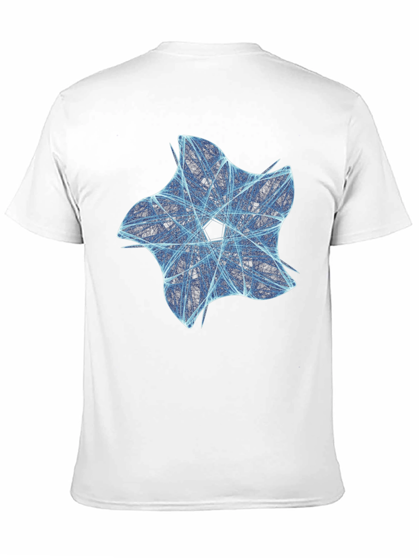 Abstract Star Graphic Tee - Modern Casual Style