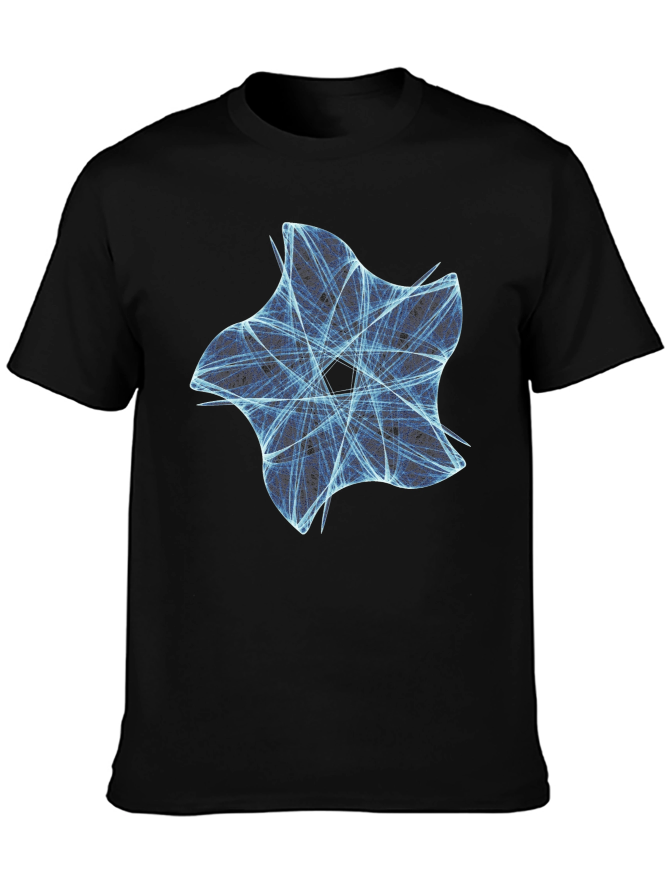 Abstract Star Graphic Tee - Modern Casual Style