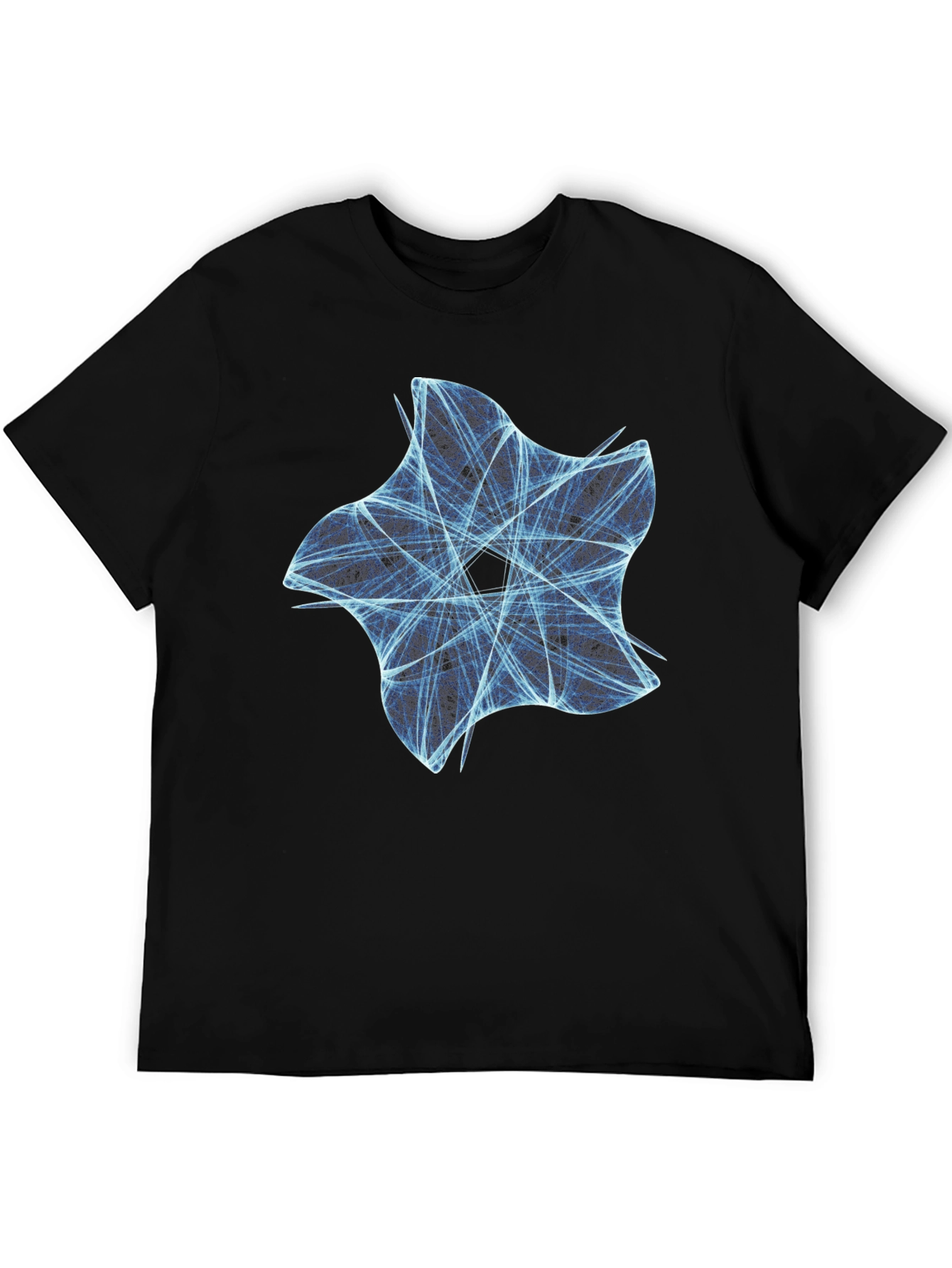 Abstract Star Graphic Tee - Modern Casual Style