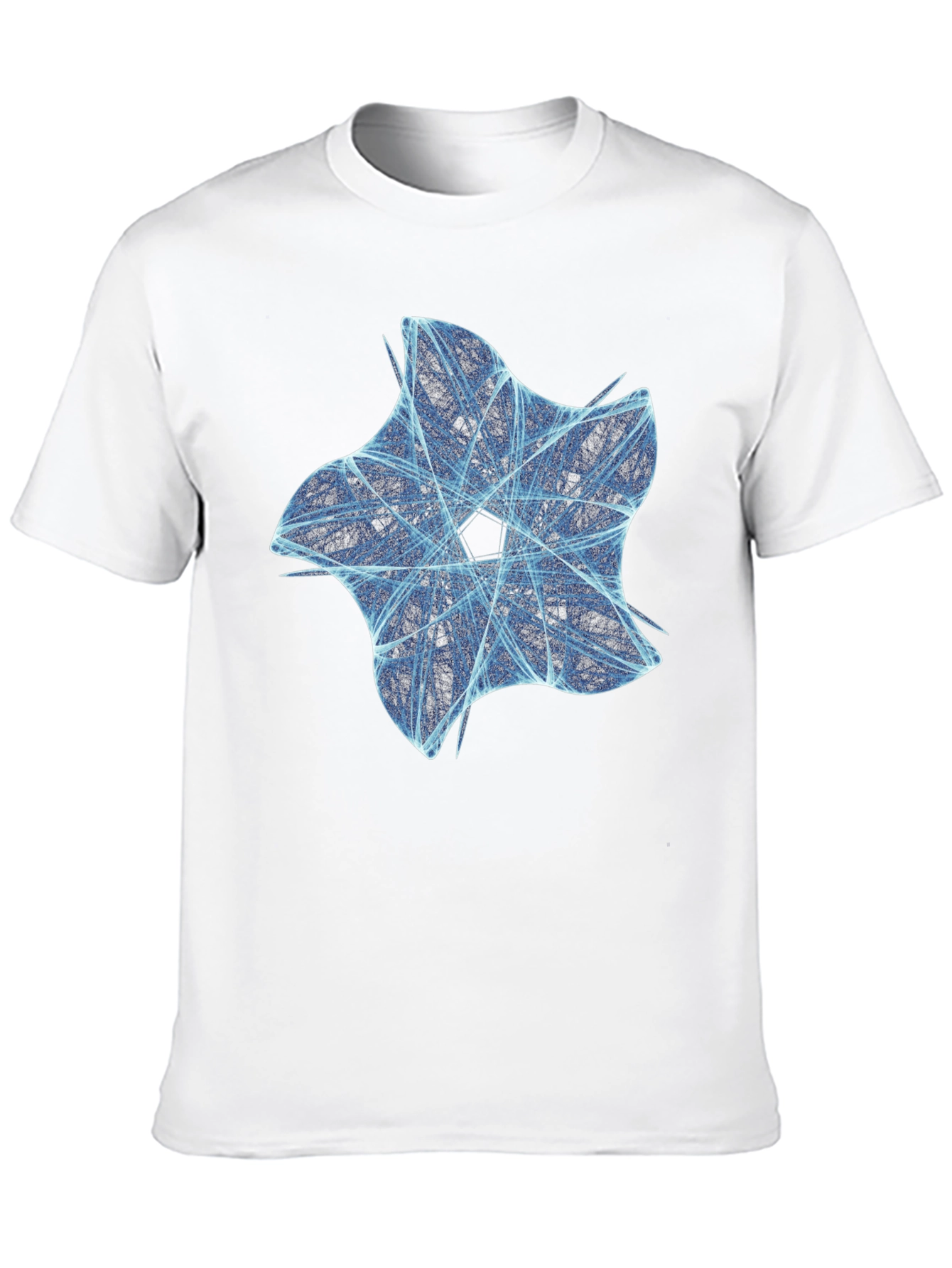 Abstract Star Graphic Tee - Modern Casual Style