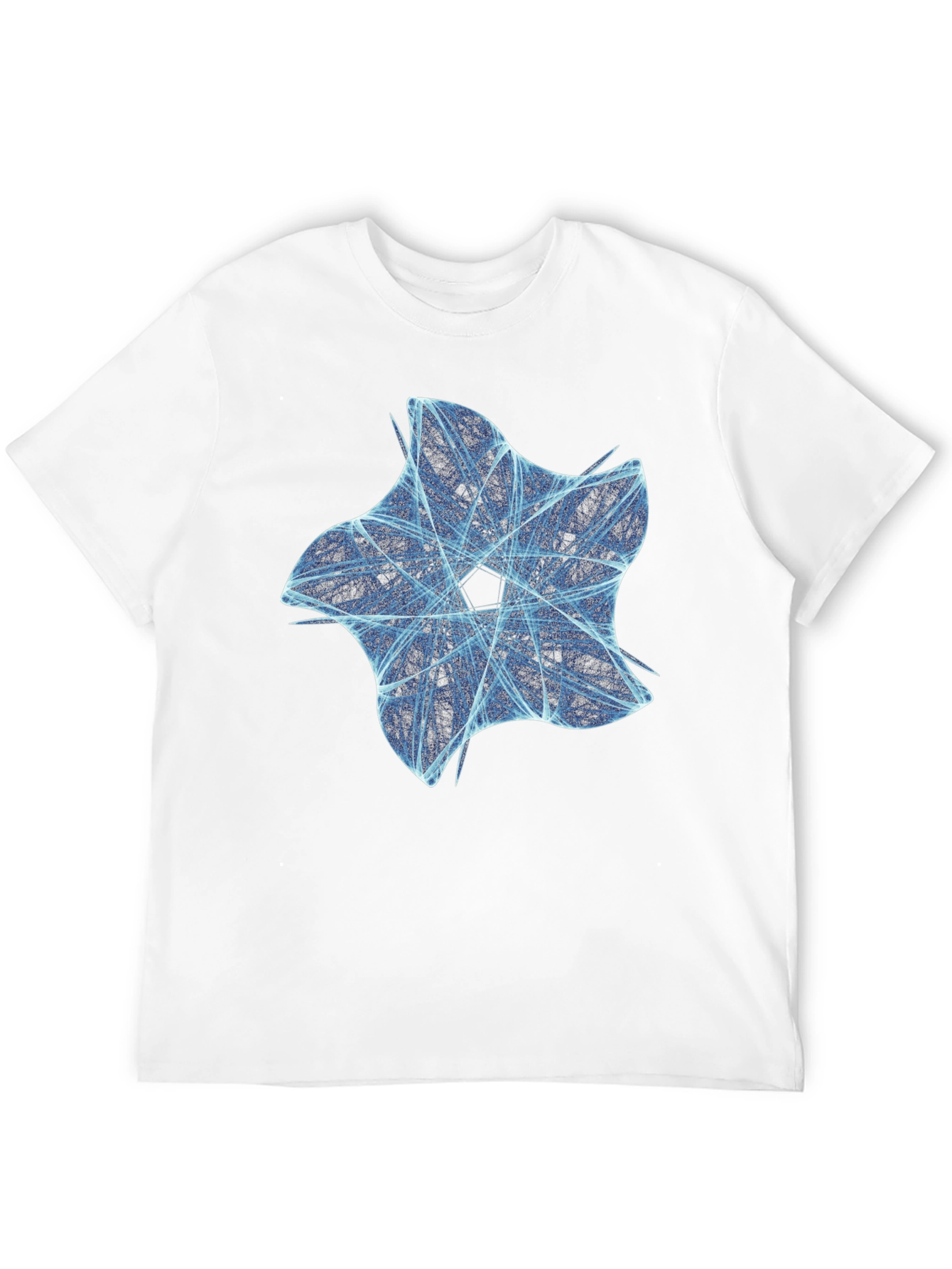 Abstract Star Graphic Tee - Modern Casual Style