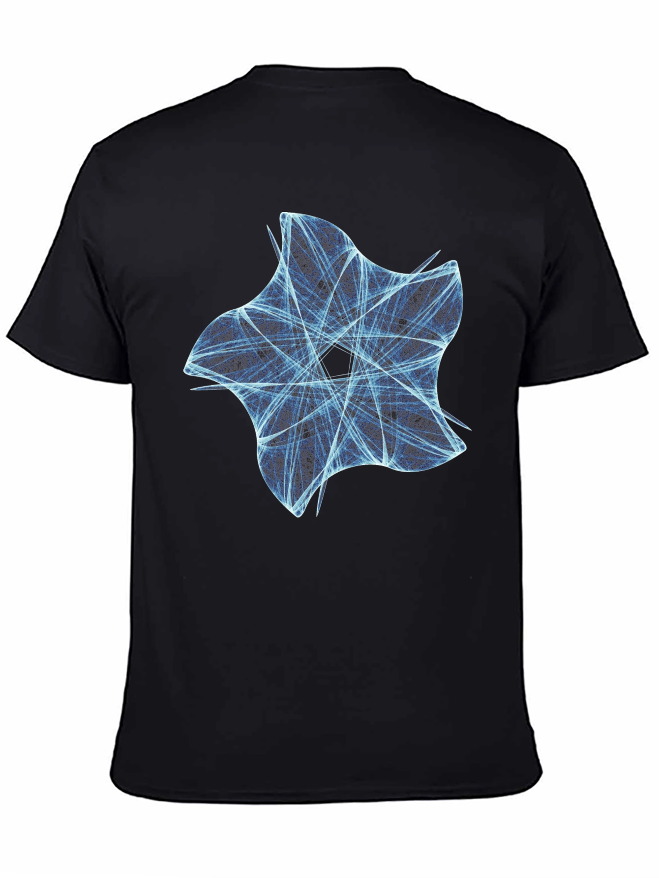 Abstract Star Graphic Tee - Modern Casual Style