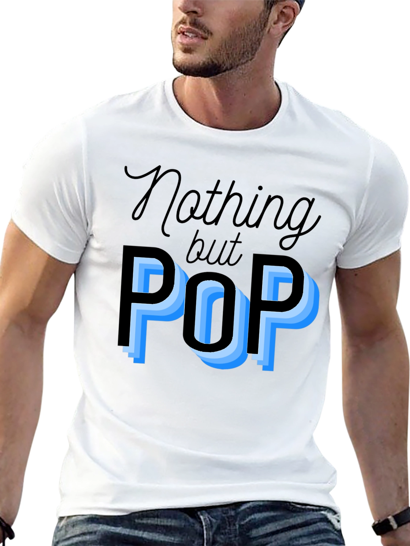 Nothing But Pop Black Graphic T-Shirt