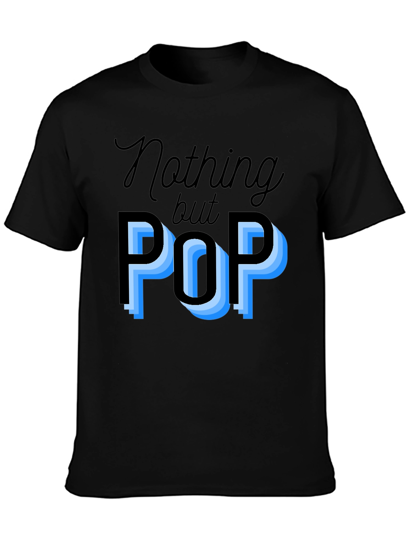 Nothing But Pop Black Graphic T-Shirt
