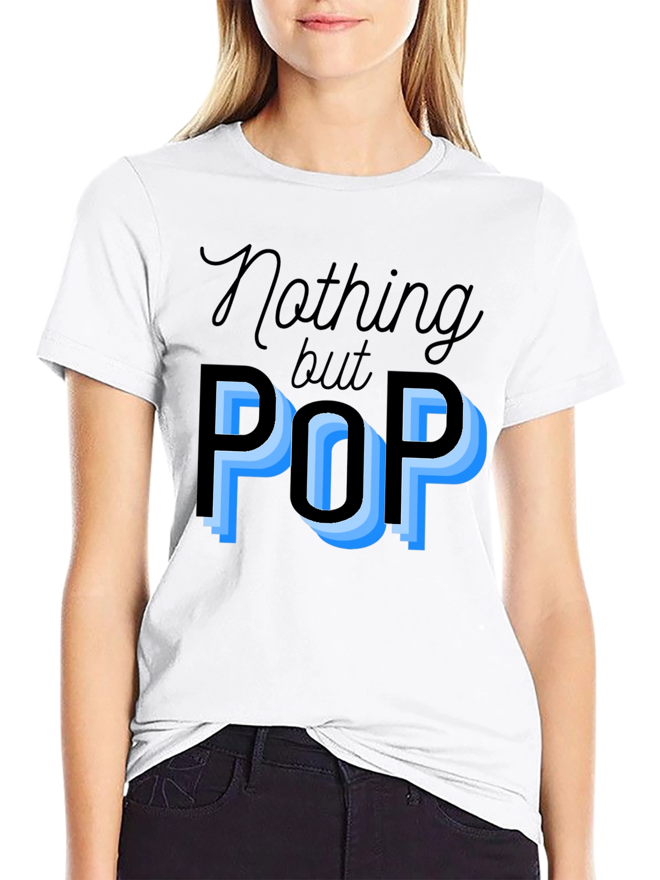 Nothing But Pop Black Graphic T-Shirt